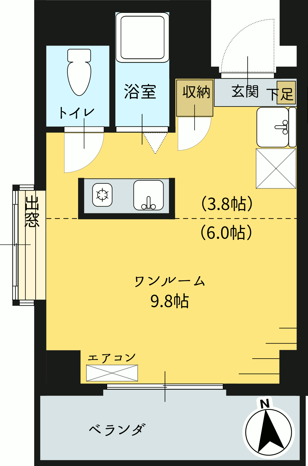 ヴァンベール小川　間取り図